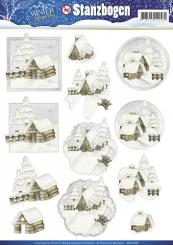 3D-Stanzbogen - Precious Marieke - Winter Wonderland 