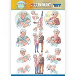 3D-Stanzbogen - Yvonne Creations - Active Life - Großeltern 