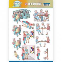 3D-Stanzbogen - Yvonne Creations - Active Life - Mit Freunden 