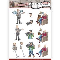 3D-Stanzbogen - Yvonne Creations -Big Guys - Back in Time - Musik 