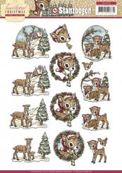 3D-Stanzbogen - Yvonne Creations - Traditional Christmas 