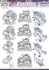 3D-Stanzbogen - Yvonne Creations - Zauberhafte Winter 