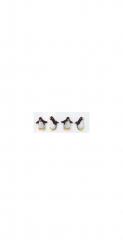 4 Polyresin Pinguine 3cm 