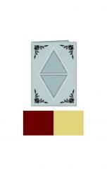 4 Reliefkarte Raute terra/sand 