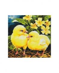 4 Servietten Küken 