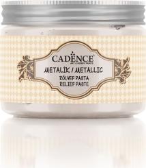 Cadence Texture Metallic-Reliefpaste 150ml Perlmutt Perlmutt