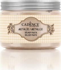 Cadence Texture Metallic-Reliefpaste 150ml Champagner Champagner
