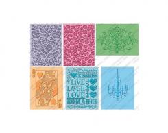 6 Cuttlebug Embossing-Schablone love is in the air 