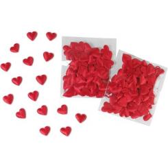 75 Satin Herzen rot - 15mm 