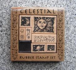 9 tlg. Plaid Stempelset Celestial 