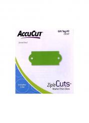 Accucut Zip'eCuts Stanzer Gift Tag 2 Motivgr. ca. 5X2,2cm 