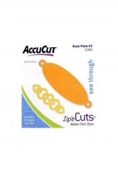 Accucut Zip'eCuts Stanzer Zip´eClear BookPlate Nr. 2 Motivgr. ca. 7,6X2,5cm 
