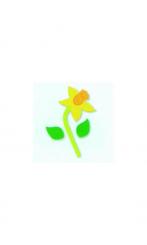 Accucut Zip'eCuts Stanzer hardware Narzisse Blätter 4,13X3,81cm 