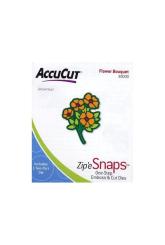 Accucut Zip´eSnaps Stanzer Blumen Strauß Motivgr. ca. 4x3,6cm 
