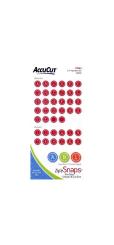 Accucut Zip´eSnaps Stanzer urban Alfabetset Ø 1,7cm / 40 ST 