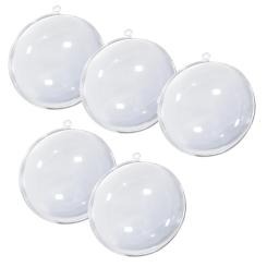 Acryl-Medallion 5er Set transparent 7 cm 5 Stück a 7 cm