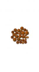 Acryl Strasssteine spitz bernstein ca 250 Stk. 