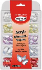 Acryldiamanten 5 fach sort. ca 90Stck 