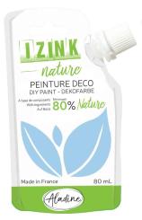 Aladine IZINK - Nature - Multi-Surface Farbe - 80ml Eis Blau Eis Blau