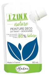 Aladine IZINK - Nature - Multi-Surface Farbe - 80ml Jeans Blau Jeans Blau