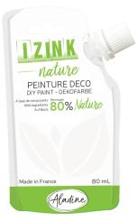 Aladine IZINK - Nature - Multi-Surface Farbe - 80ml Weiß Weiß