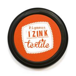 Aladine IZINK Pigment Stempelkissen - Textil Orange Orange