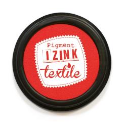 Aladine IZINK Pigment Stempelkissen - Textil Santal / Rot Santal / Rot