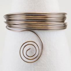 Aluminiumdraht Aludraht 0,8mm x 15m Anthrazit Anthrazit