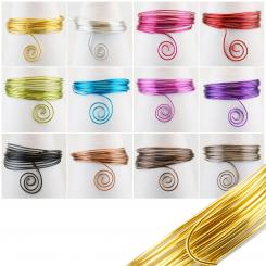 Aluminiumdraht Aludraht 0,8mm x 15m Eloxiert 