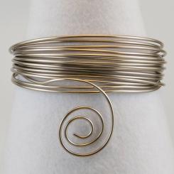 Aluminiumdraht Aludraht 1,5mm x 5m ELOXIERT Misty pink Misty pink