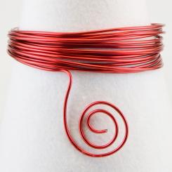 Aluminiumdraht Aludraht 1,5mm x 5m ELOXIERT Rot Rot