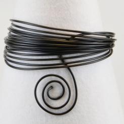 Aluminiumdraht Aludraht 1mm x 10m Eloxiert Schwarz Schwarz