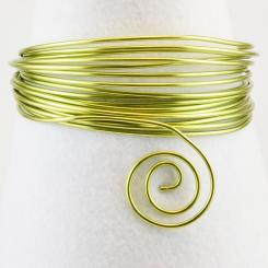 Aluminiumdraht Aludraht 2mm x 5m Apple green Apple green