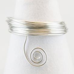 Aluminiumdraht Aludraht 2mm x 5m Silber Silber