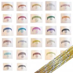 Aluminiumdraht Aludraht Diamond cut Effekt 2mm x 5m, ELOXIERT 