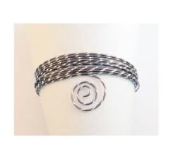 Aluminiumdraht Aludraht Diamond cut Effekt 2mm x 5m, ELOXIERT Chocolate brown matt Chocolate brown matt