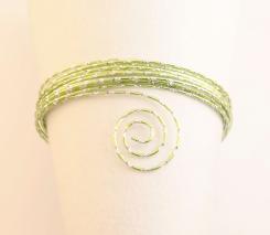 Aluminiumdraht Aludraht Diamond cut Effekt 2mm x 5m, ELOXIERT Mintgreen Mintgreen