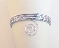 Aluminiumdraht Aludraht Diamond cut Effekt 2mm x 5m, ELOXIERT Soft lilac Soft lilac