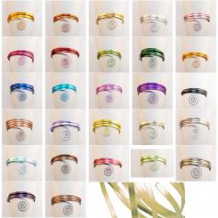 Aluminiumdraht Aludraht Eloxierter ! Flach flat 3x1mm x 5m 