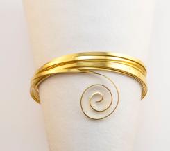 Aluminiumdraht Aludraht Eloxierter ! Flach flat 3x1mm x 5m Light Gold Light Gold