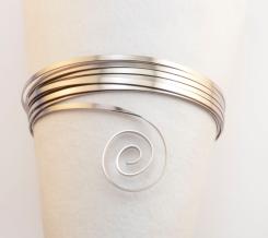 Aluminiumdraht Aludraht Eloxierter ! Flach flat 3x1mm x 5m Misty pink Misty pink