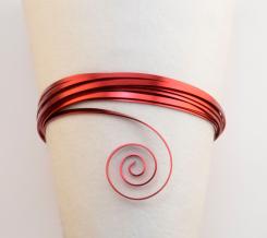 Aluminiumdraht Aludraht Eloxierter ! Flach flat 3x1mm x 5m Red Red