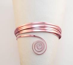 Aluminiumdraht Aludraht Eloxierter ! Flach flat 3x1mm x 5m Rose Rose