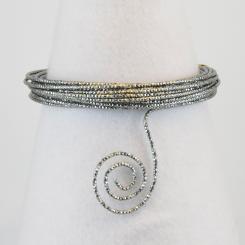 Aluminiumdraht Aludraht Hammerschlag 2mm x 5m Anthrazit Anthrazit