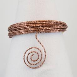 Aluminiumdraht Aludraht Hammerschlag 2mm x 5m Chocolate Chocolate