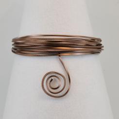 Aluminiumdraht Aludraht Triangel geprägt 2,8mm x 5m Eloxiert Chocolate Chocolate