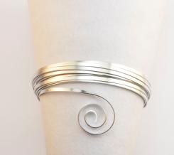 Aluminiumdraht Aludraht glatt 10x1mm x 2,5m - silber Eloxiert 