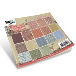 Amy Design Paperpack Papier Set Botanical Garden 22 tlg. 15,2x15,2cm 
