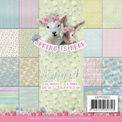 Amy Design Paperpack Papier Set Spring is Here 23 tlg. 15,2x15,2cm 