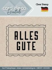 Amy Design Silikon-Textstempel „Alles Gute“ 